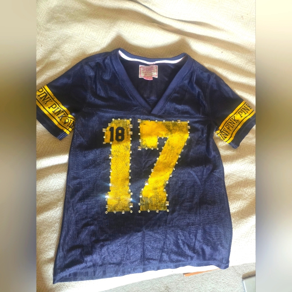 Vintage UMich Wolverines Mesh Jersey Shirt